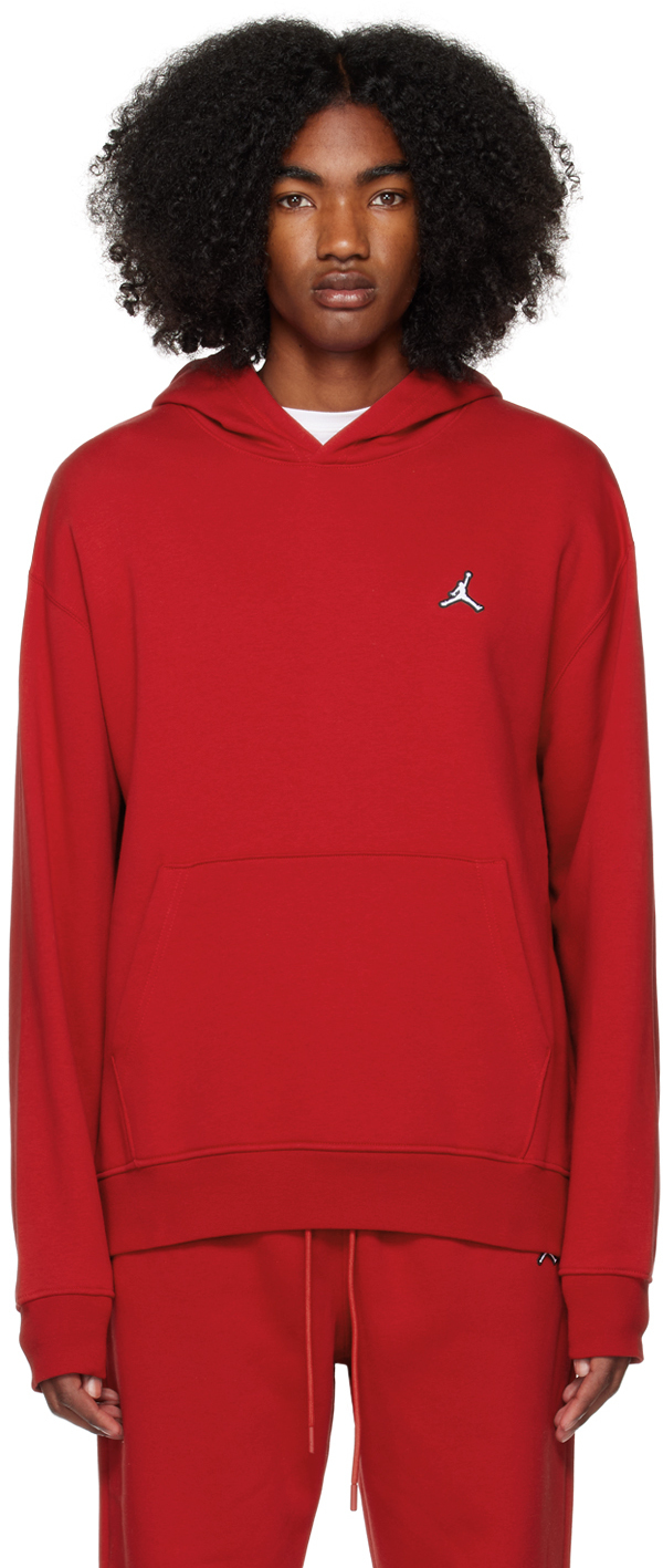 nike air jordan hoodie black and red