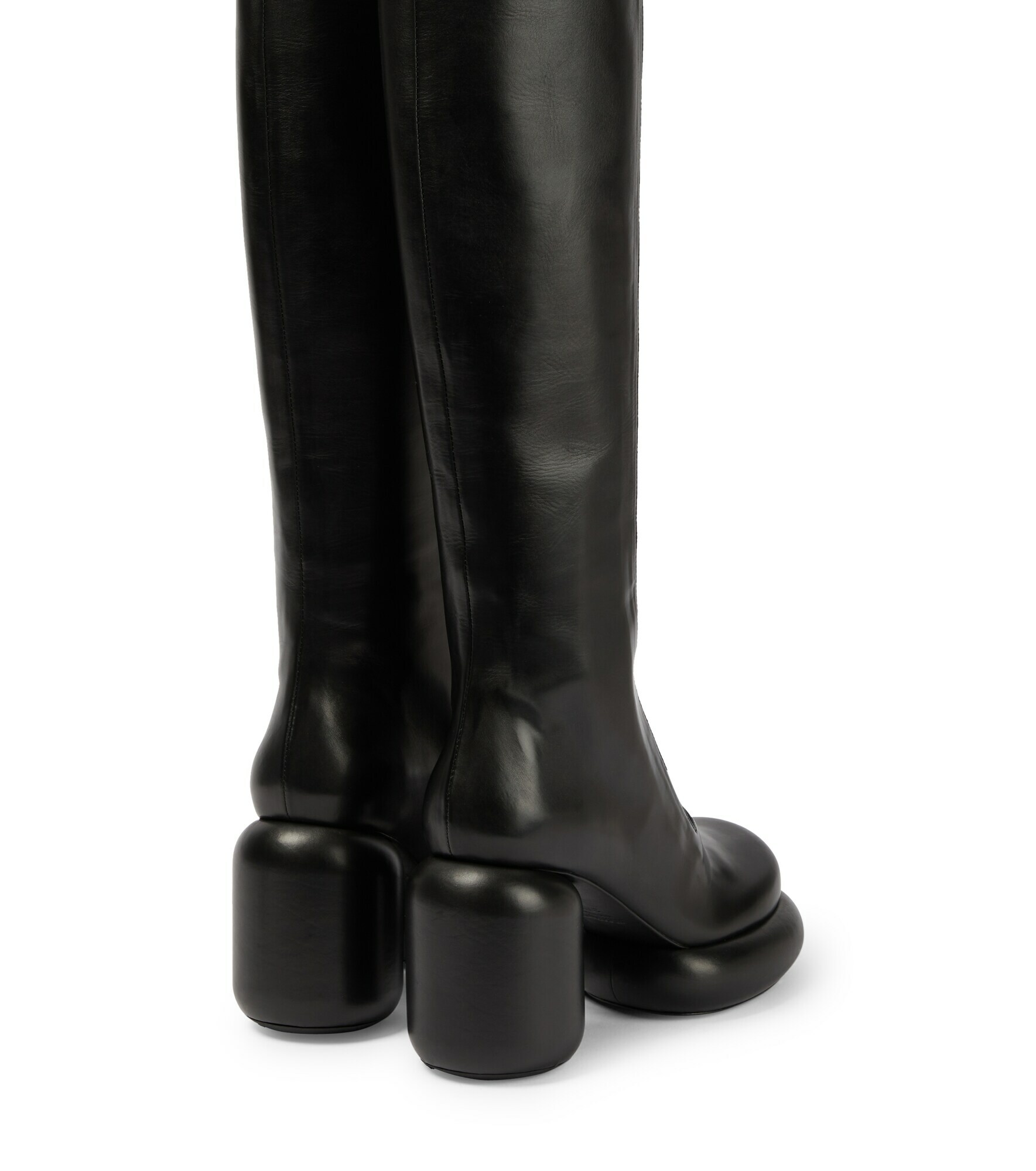 Jil Sander Platform leather kneehigh boots Jil Sander