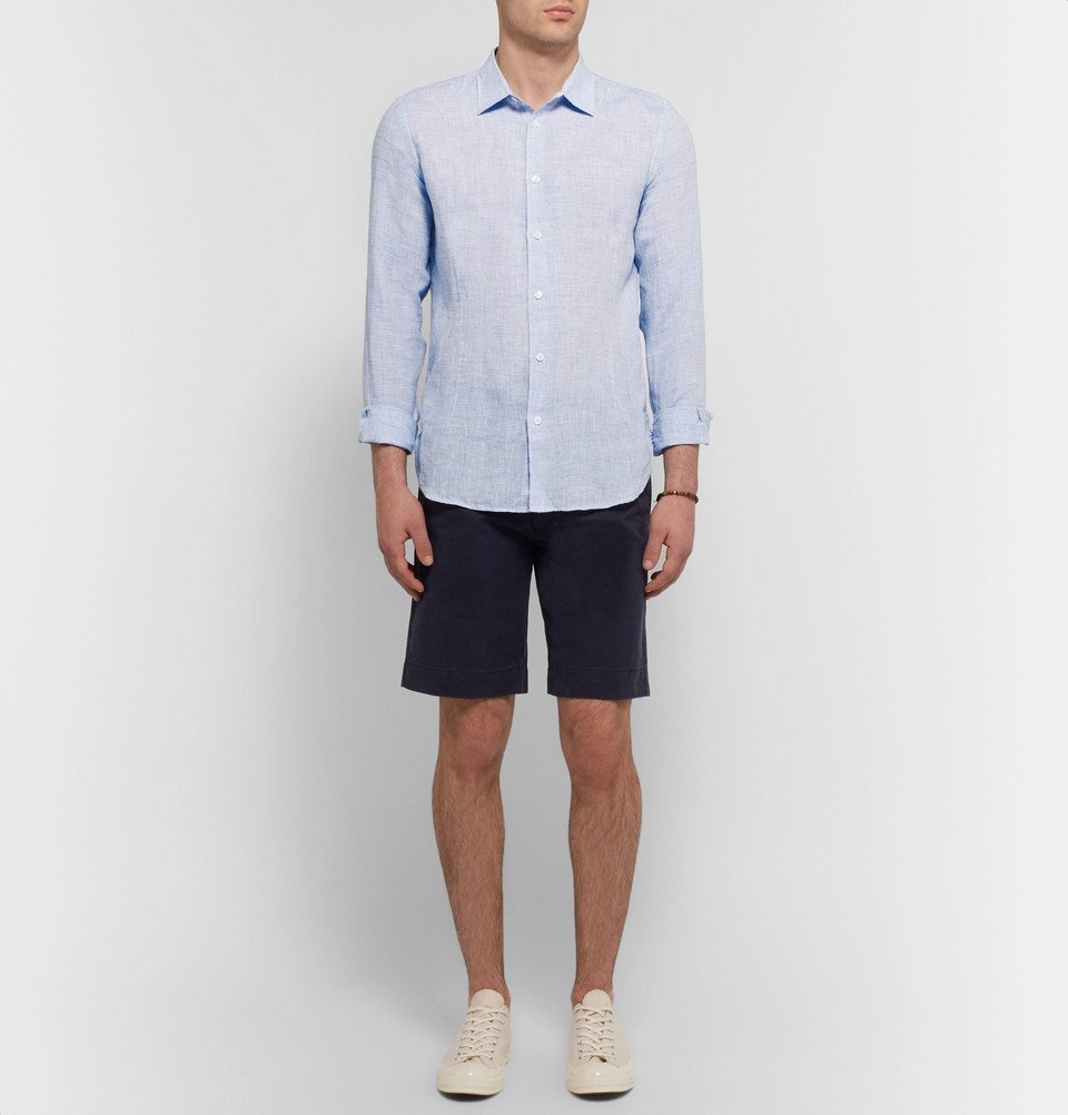 Morton Slim-Fit Slub Linen Shirt 