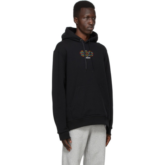 Burberry Black Winton Globestar Hoodie Burberry