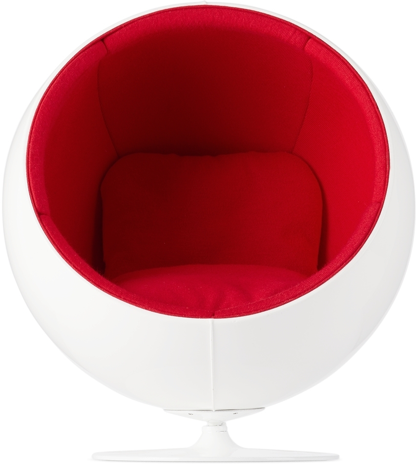 Vitra White Ball Chair Miniature Vitra