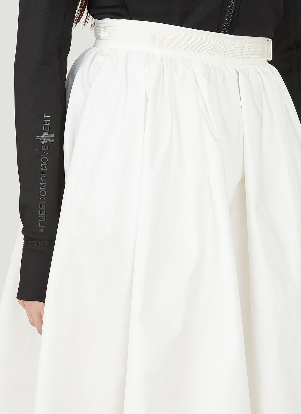 Circle Skirt in White Moncler