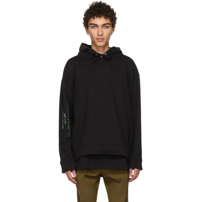 raf simons flower hoodie