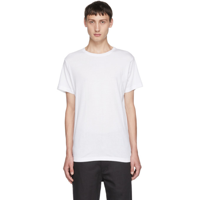 John Elliott White Classic Crewneck T-Shirt John Elliott