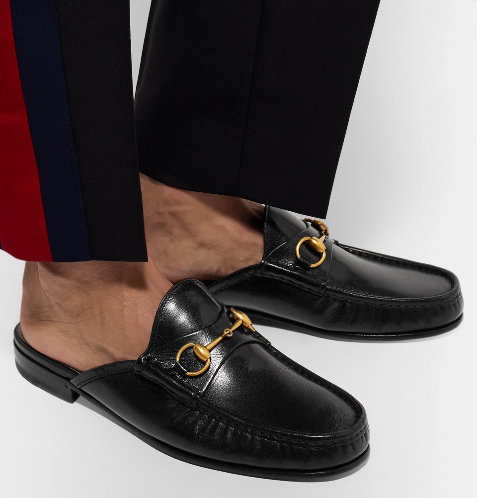 gucci open back loafer