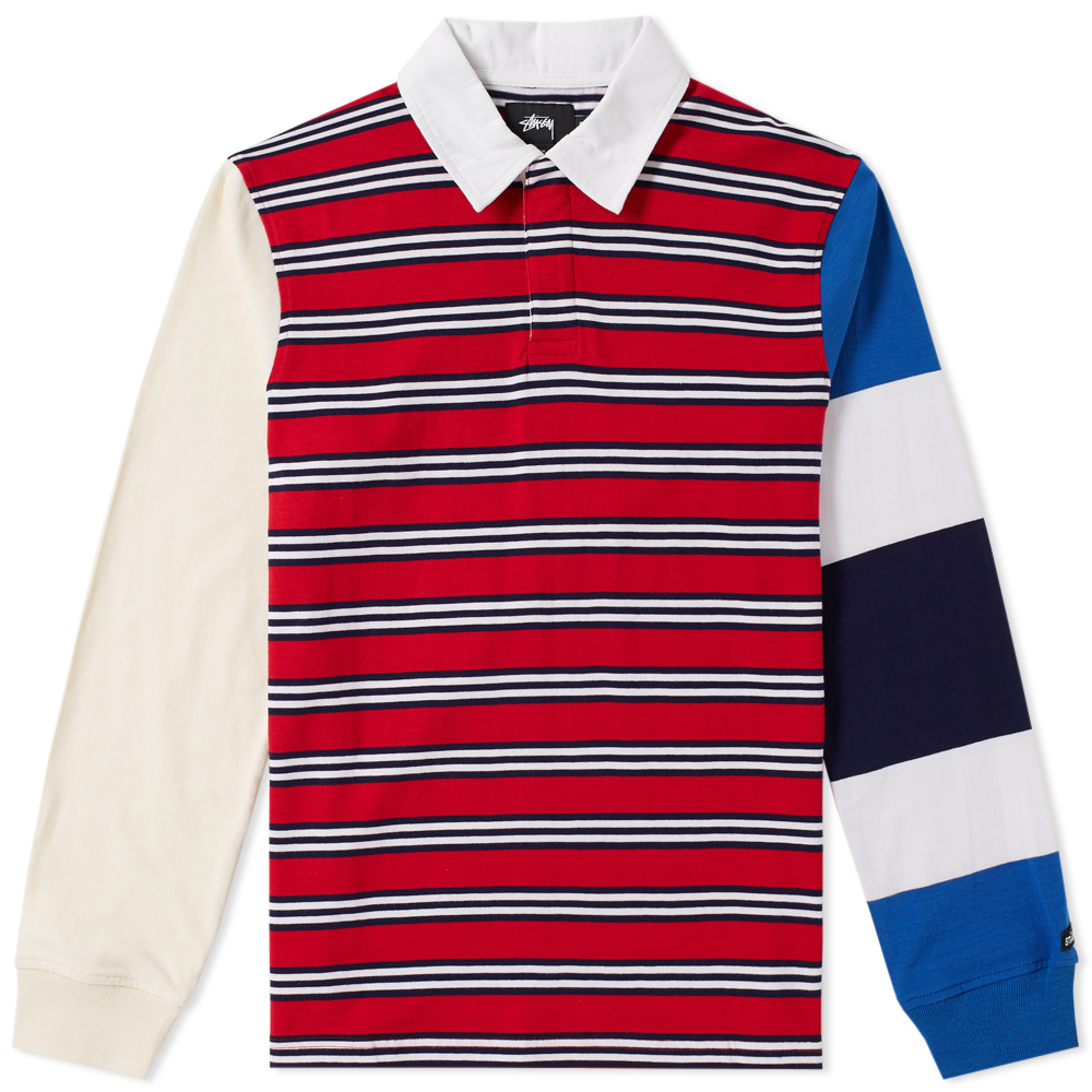 Stussy Mix Up Rugby Shirt Stussy