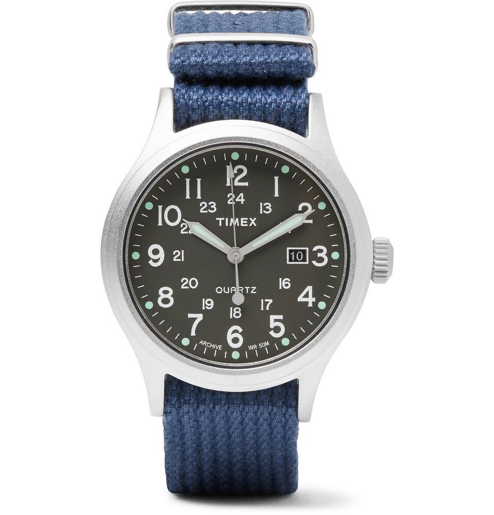 timex navy watch