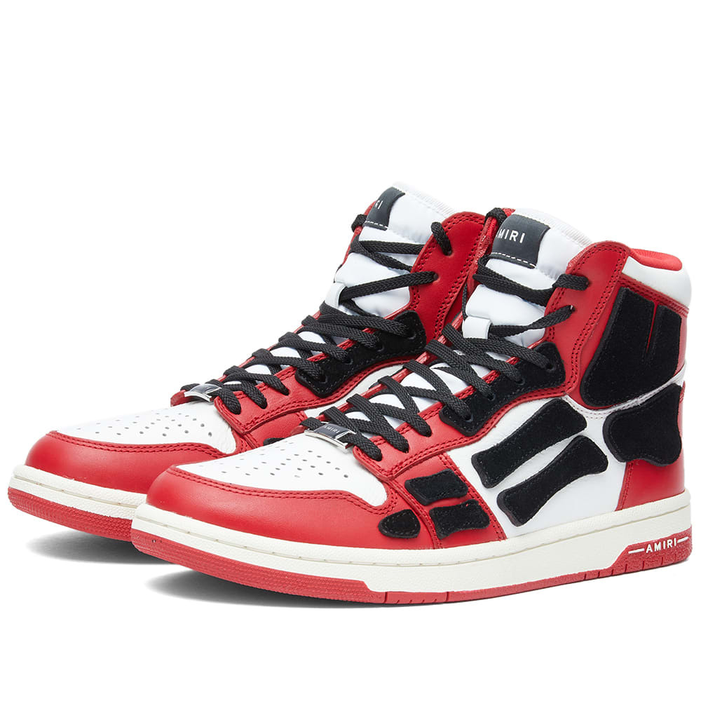 AMIRI Skel Top Hi-Top Sneakers in Red Amiri