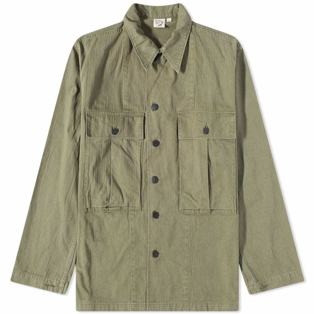 orSlow Men's Us Army M-43 Hbt Jacket in Army Green orSlow