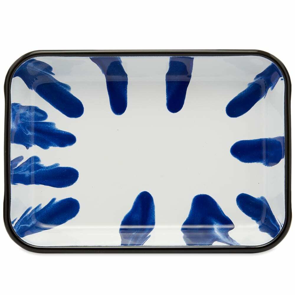 Kapka A Little Colour Enamel Serving Tray Kapka