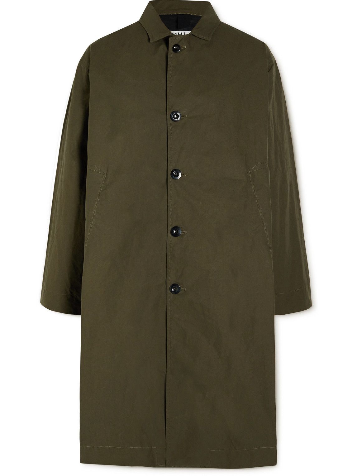 Margaret Howell - Oversized Waxed-cotton Trench Coat - Green Margaret 