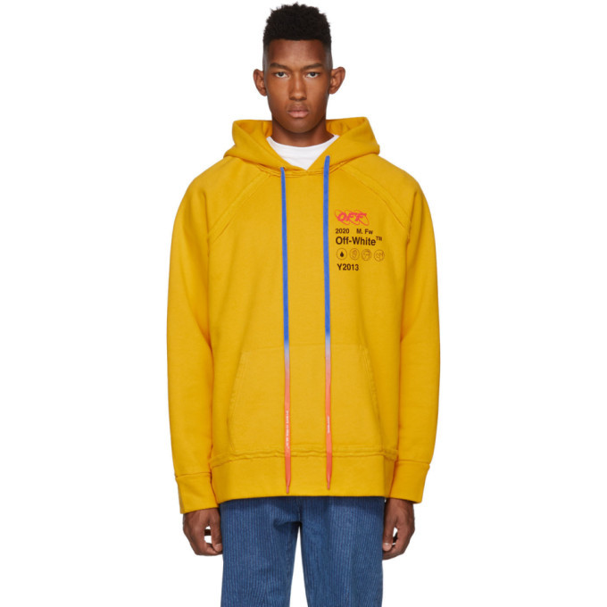 Off-White Yellow Industrial Y2013 Incomplete Hoodie