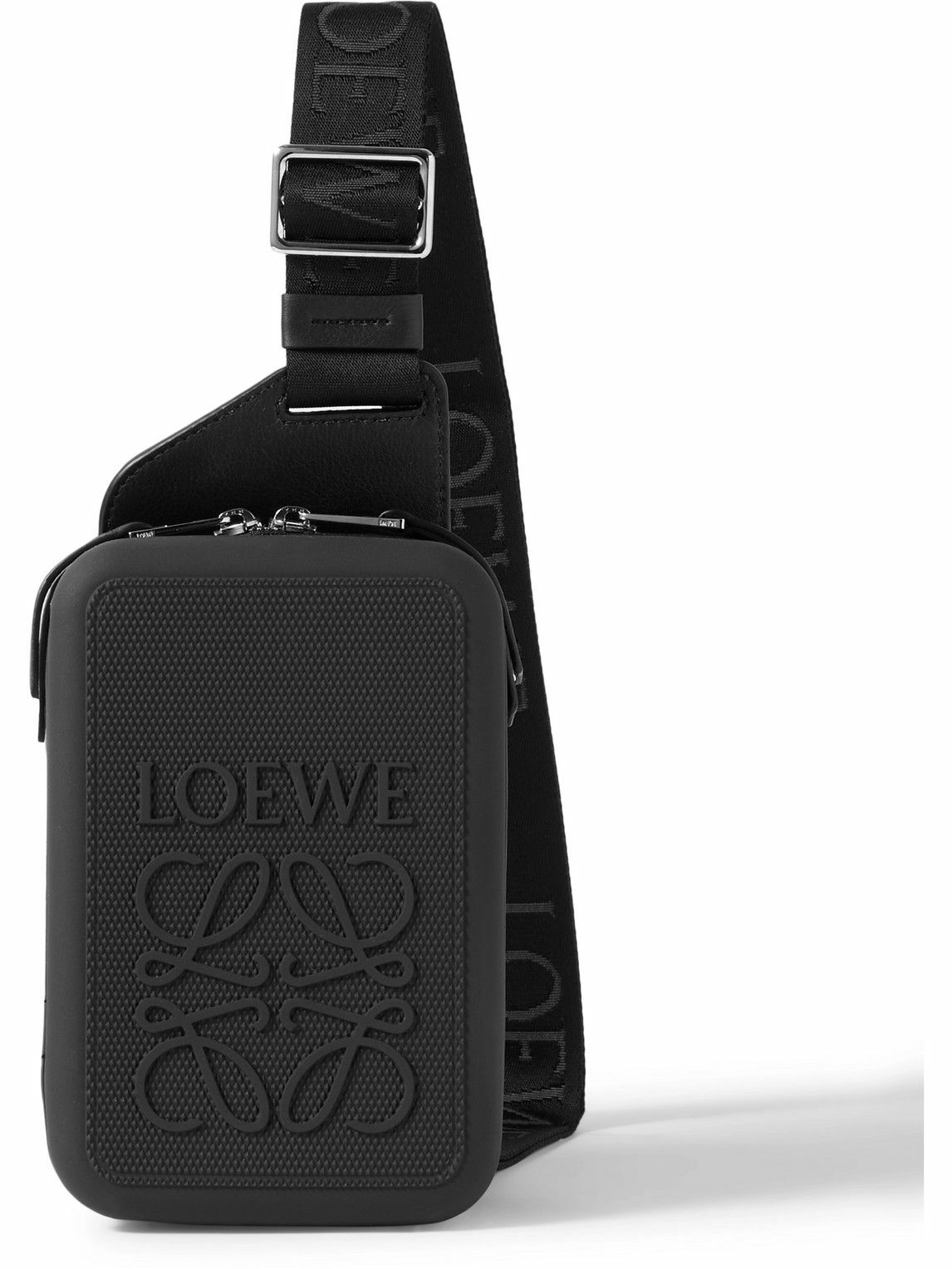Loewe Molded LogoDebossed Rubber Messenger Bag Loewe