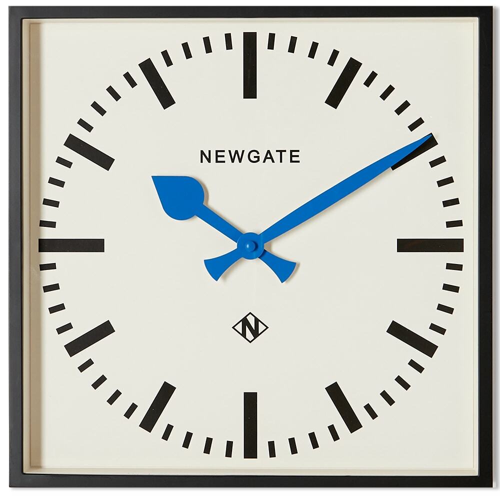 Newgate Clocks Number Five Railway Wall Clock in Blue Newgate Clocks