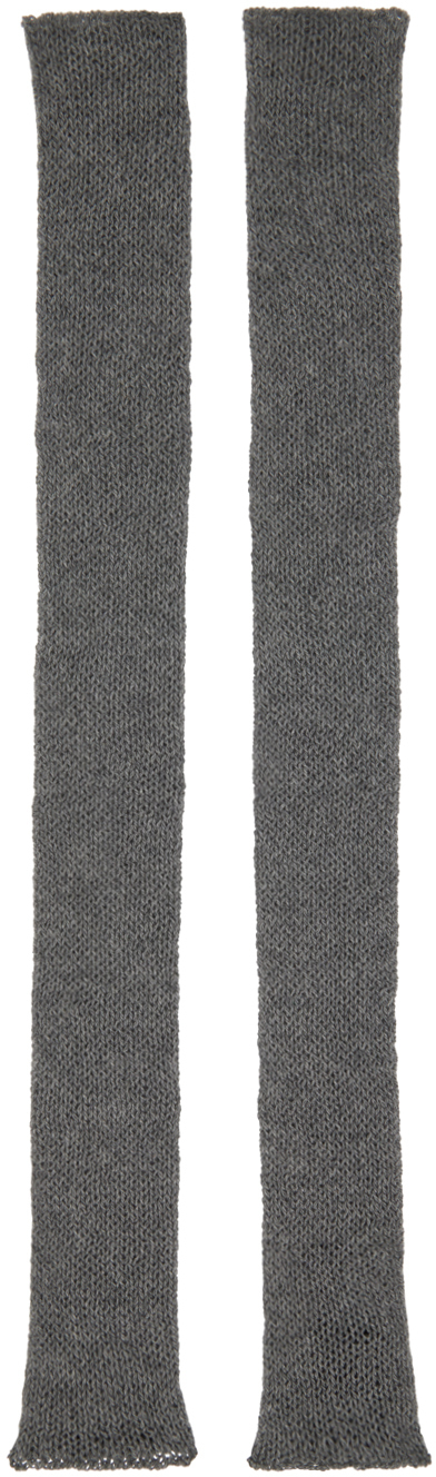 Ann Demeulemeester Gray Lutgarde Arm Warmers Ann Demeulemeester