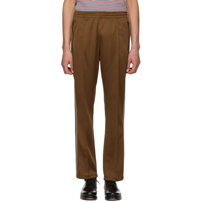 Needles Brown Narrow Track Pants Needles