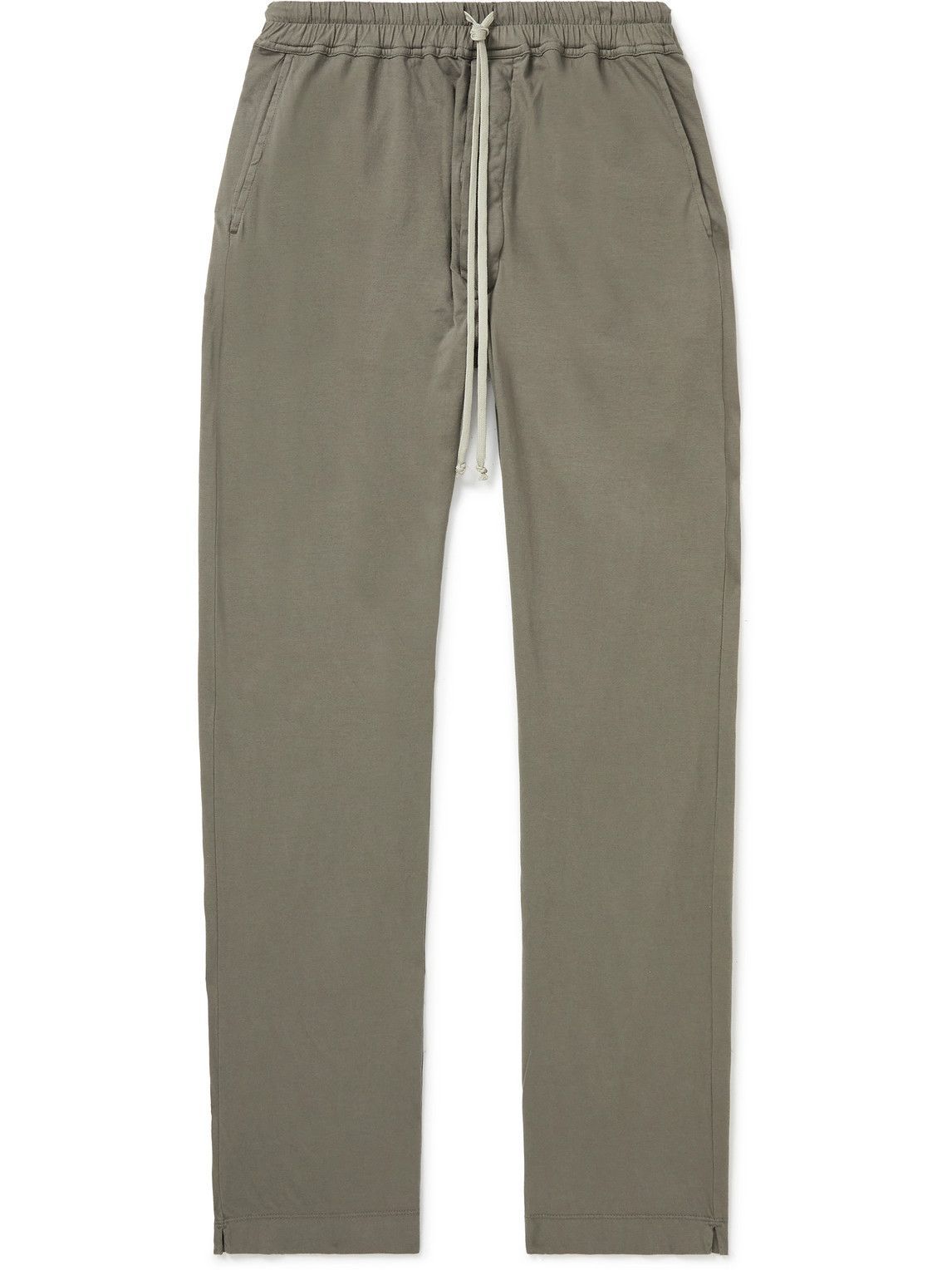 Photo: Rick Owens - Berlin Organic Cotton-Jersey Sweatpants - Gray
