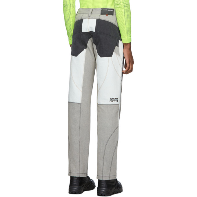 Off-White Multicolor Denim Climber Jeans Off-White