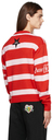 Rassvet Red & White Striped Mogutin Sweater