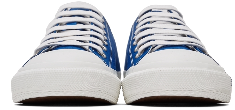 Burberry Blue Logo Print Sneakers Burberry