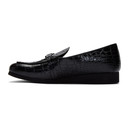 1017 ALYX 9SM Black Croc St. Marks Buckle Loafers