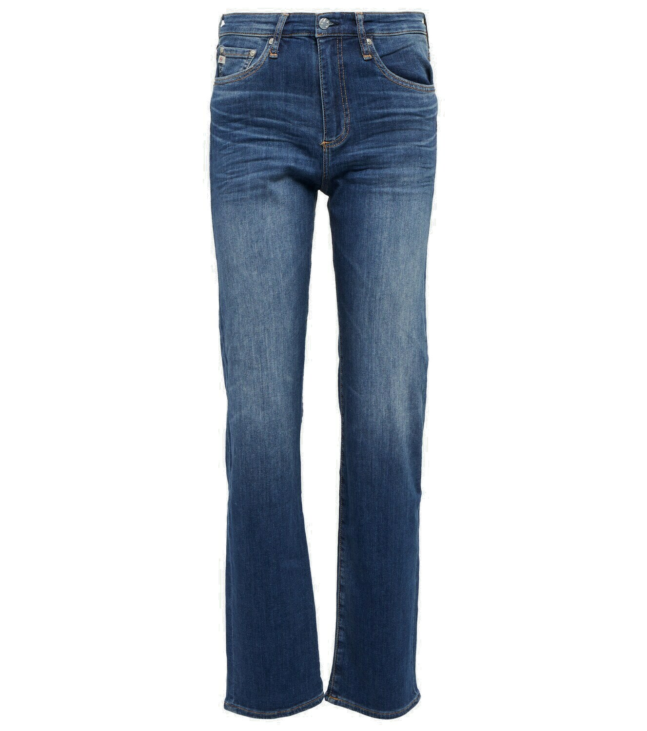 AG Jeans - Alexxis high-rise straight-leg jeans AG Jeans