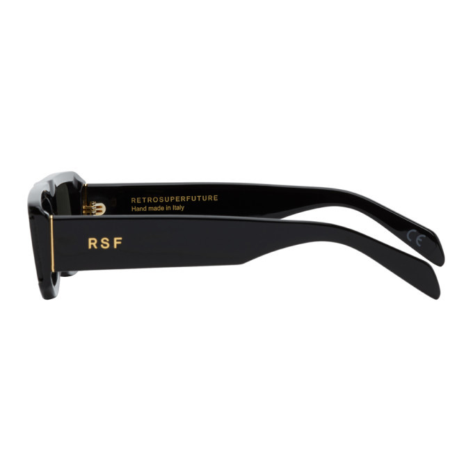 Retrosuperfuture Black Issimo Rectangle Sunglasses Retrosuperfuture