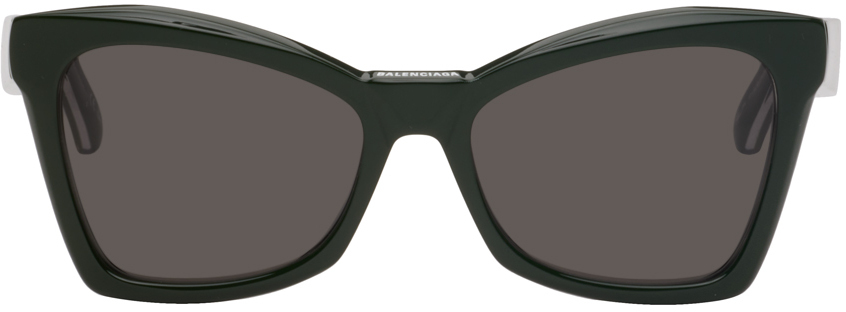 Photo: Balenciaga Green Square Sunglasses