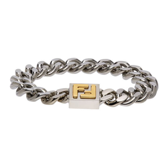 gold bracelet fendi