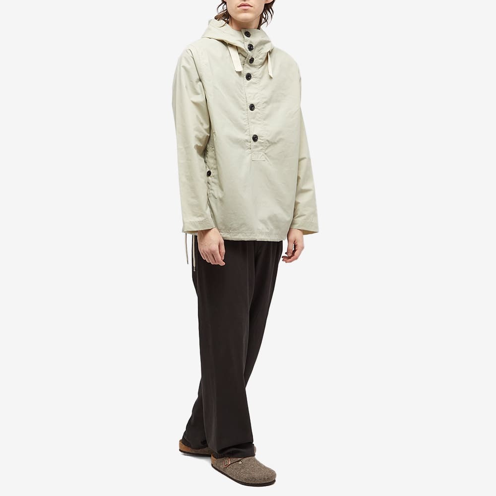 Albam Men's Waxed Button Smock in Clay Albam