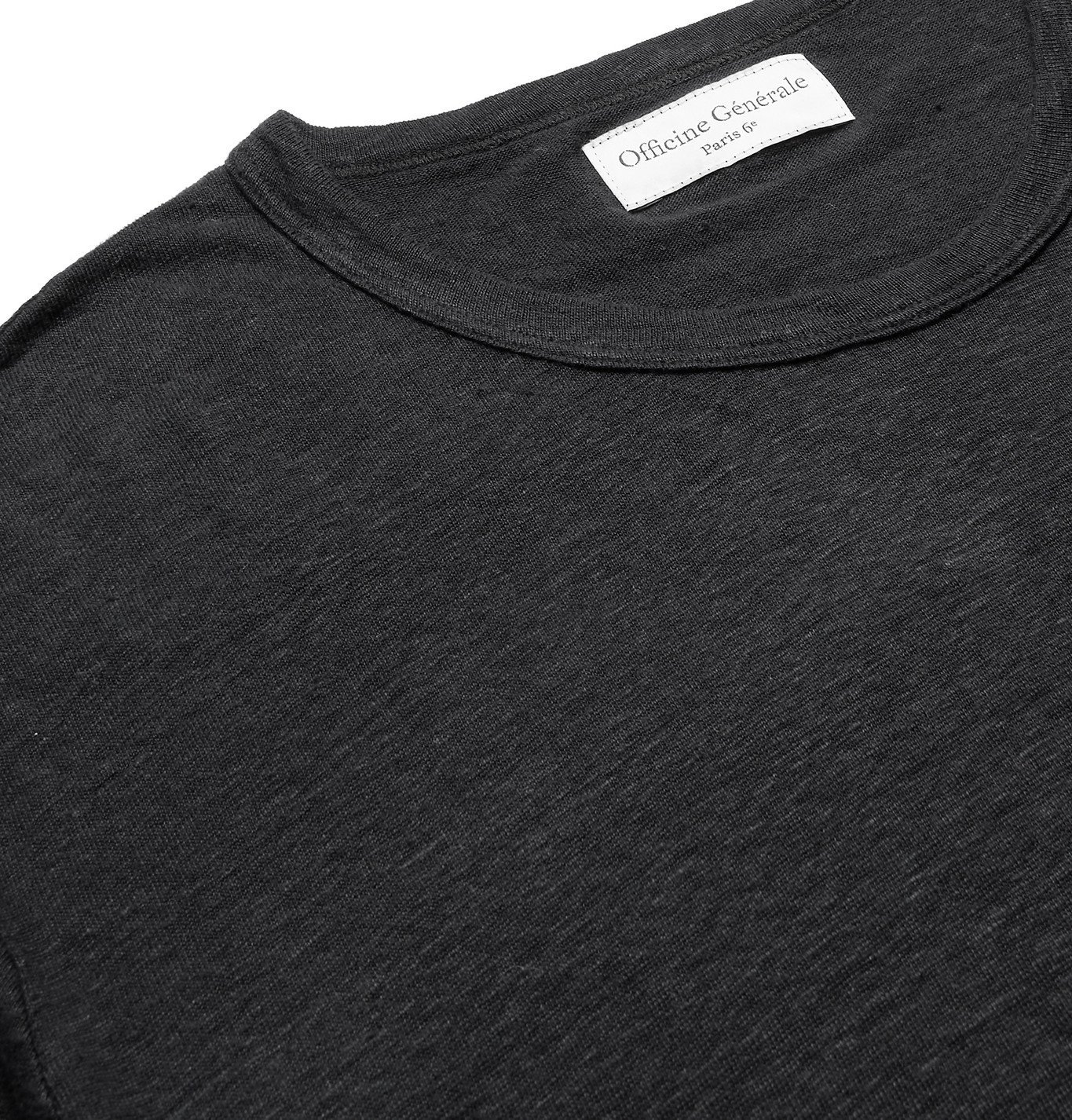 Emile Garment-Dyed Linen T-Shirt 