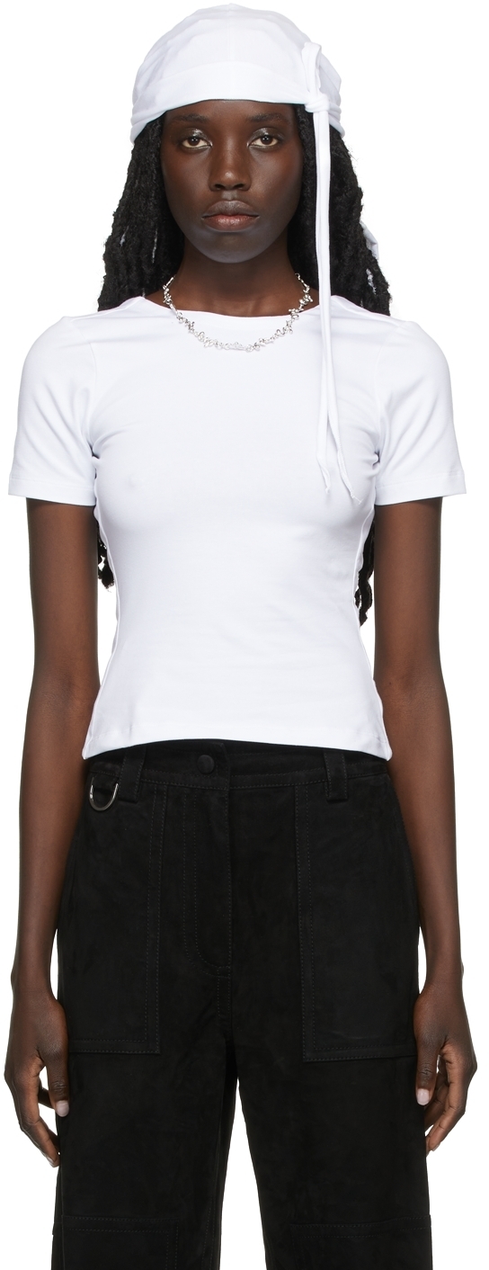 Photo: J6 White Fitted Durag T-Shirt