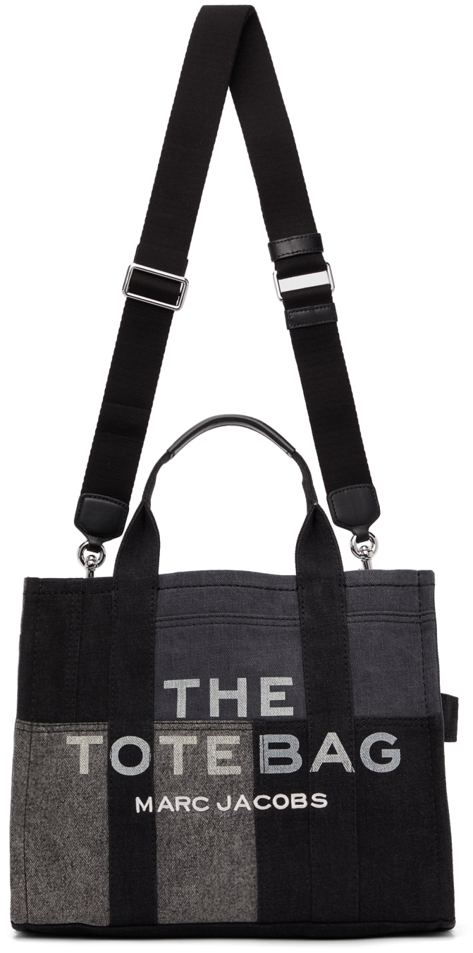Marc Jacobs Black Small Denim 'The Tote Bag' Tote Marc Jacobs
