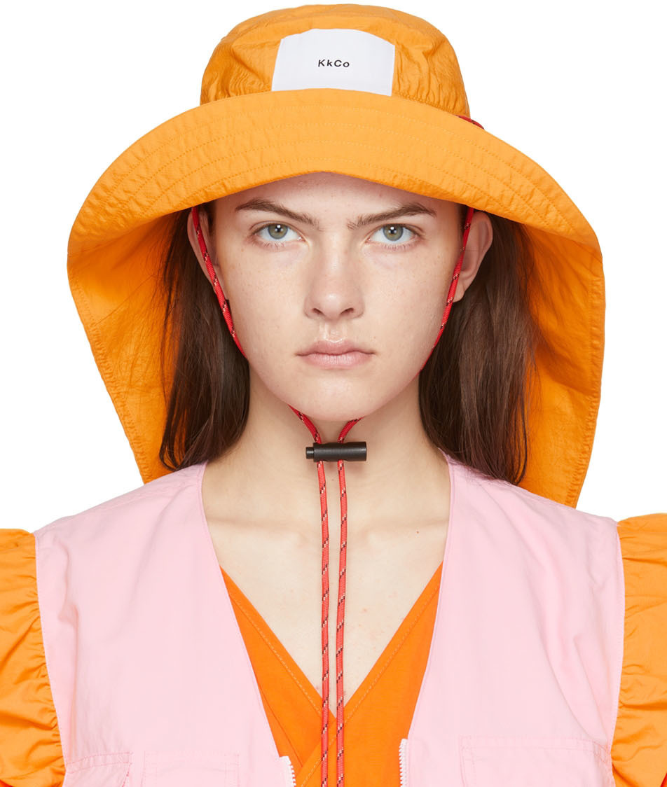 KkCo Orange Camp Bucket Hat