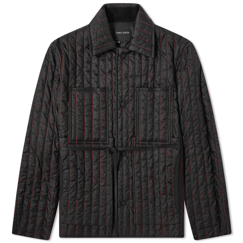 Craig Green Contrast Stitch Quilted Worker Jacket Craig Green