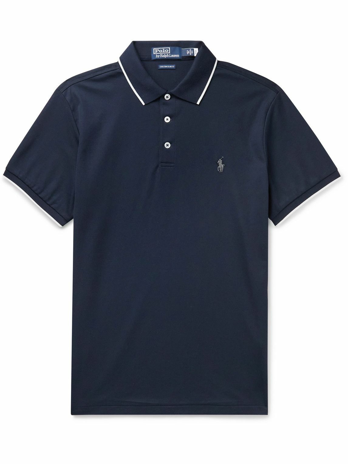 polo shirt with horses all over