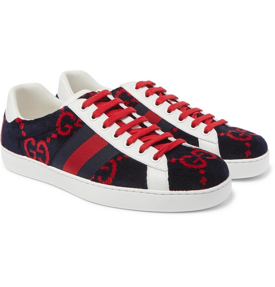 navy gucci sneakers