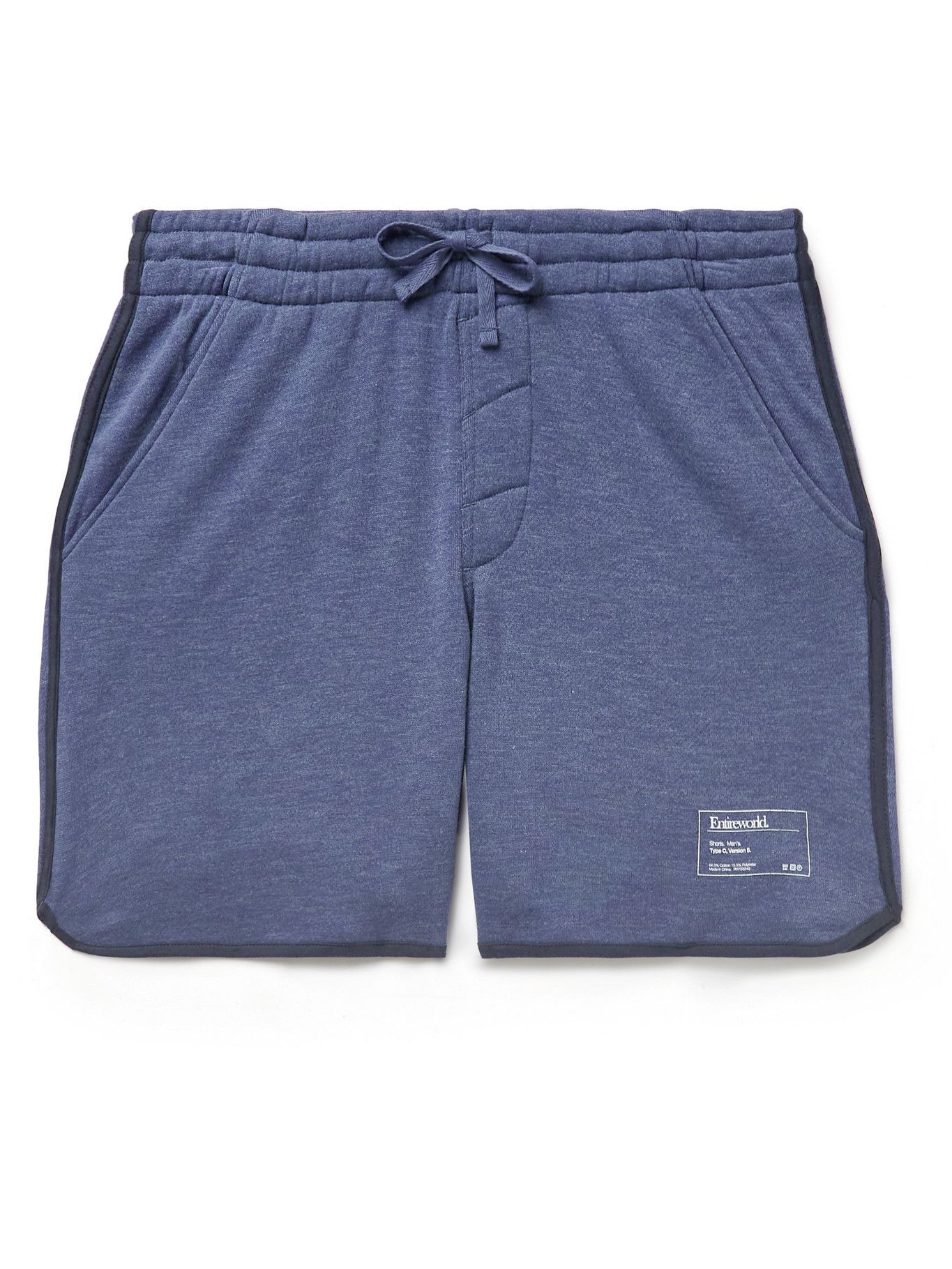 Cotton-Blend Jersey Drawstring Shorts 