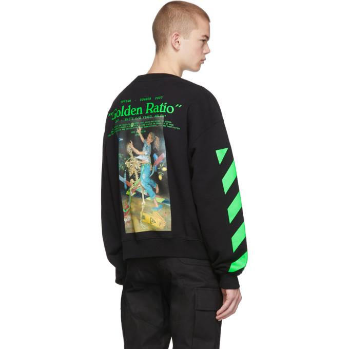 Black Pascal Painting Sweatshirt Off-White
