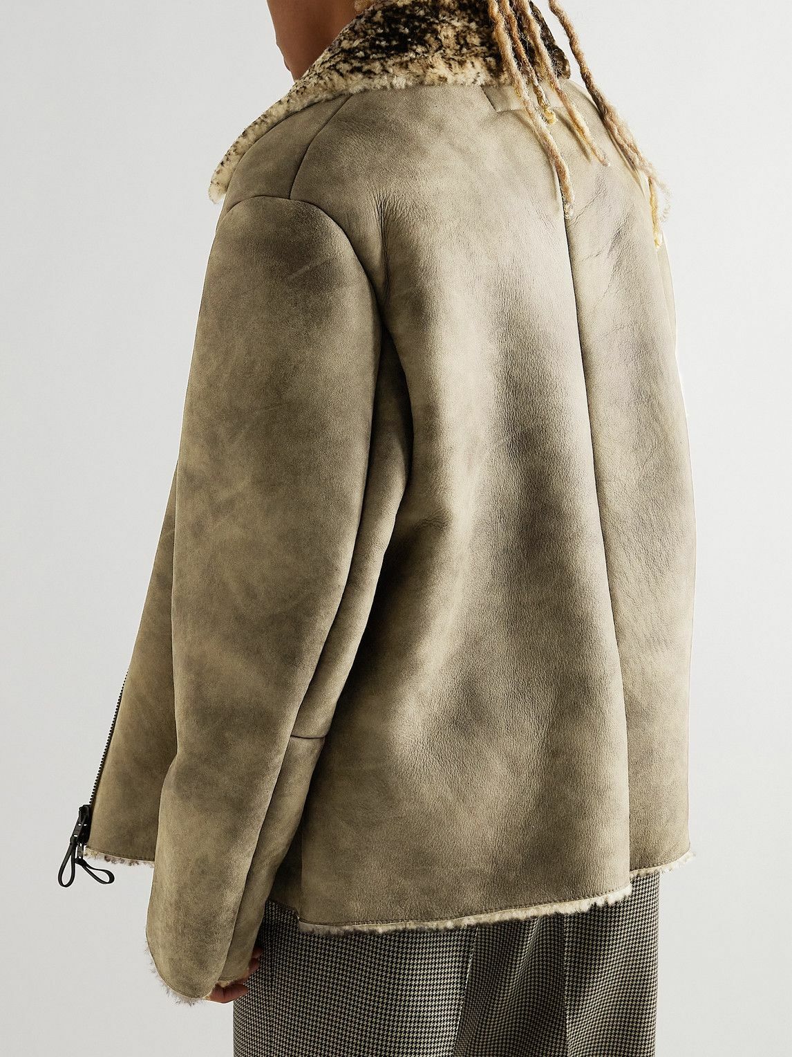 Acne Studios - Shearling Jacket - Brown Acne Studios