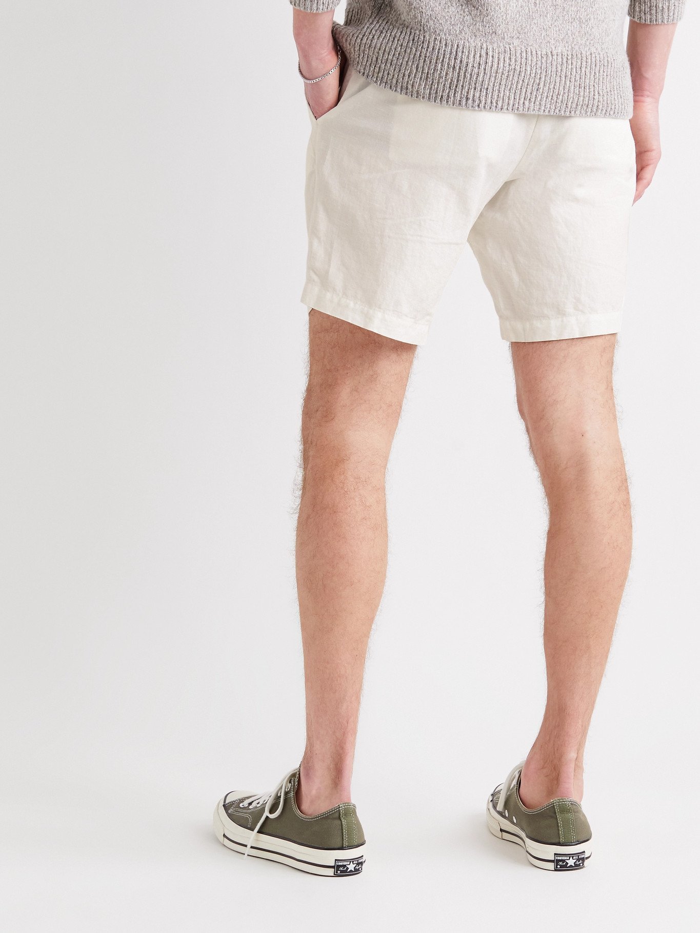 POLO RALPH LAUREN - Linen and Cotton-Blend Shorts - White - UK/US 34 Polo Ralph  Lauren