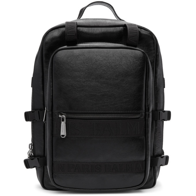 Balmain Black Finn Backpack Balmain