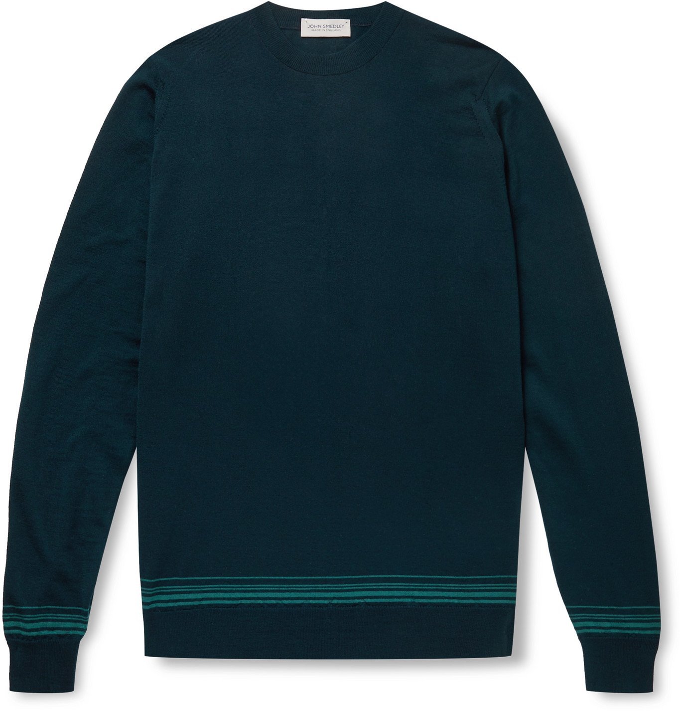 John Smedley - Striped Merino Wool 