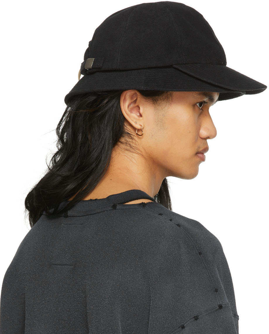 Miharayasuhiro Black Double Hat Miharayasuhiro