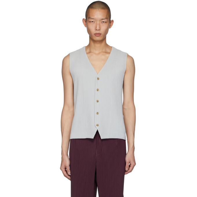 生産完了商品 ISSEY MIYAKE HOMME PLISSE vest - 通販 - www.saint