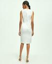 Brooks Brothers Women's Cotton Pique Sheath Dress | White