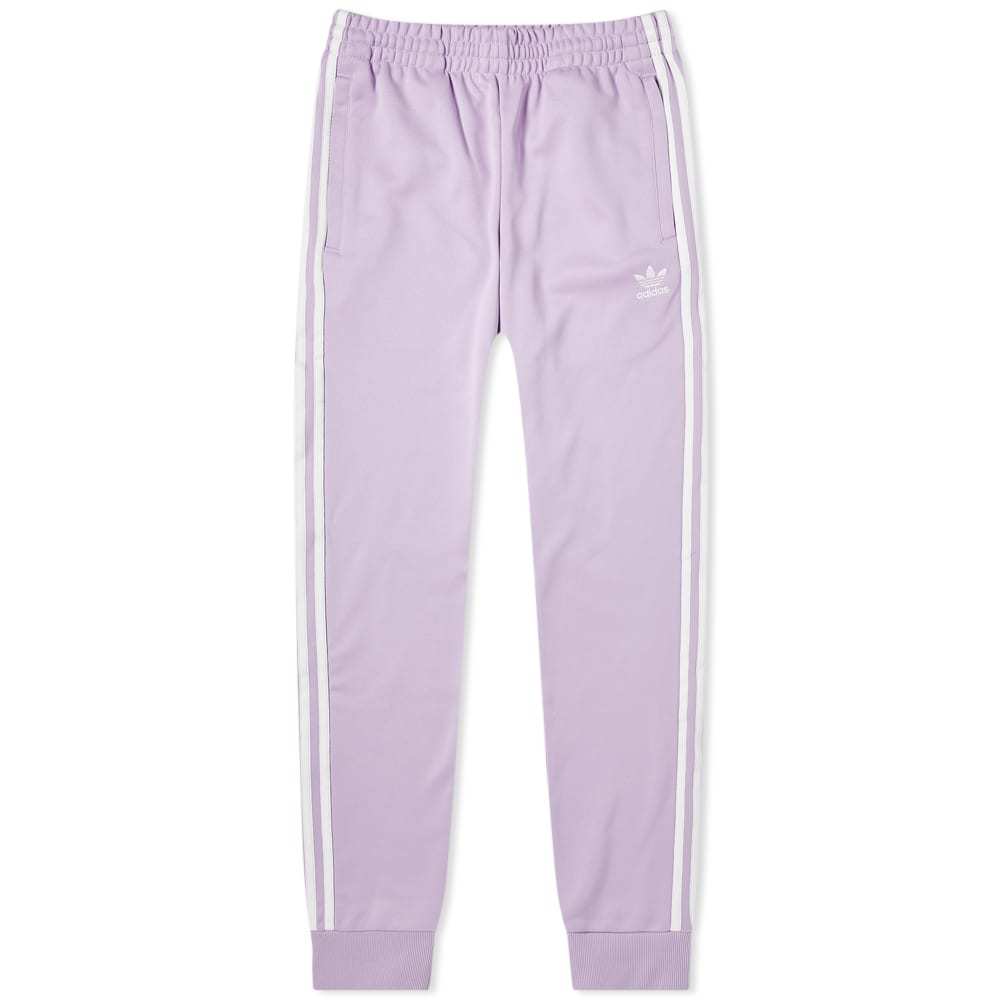 adidas sst track pants pink