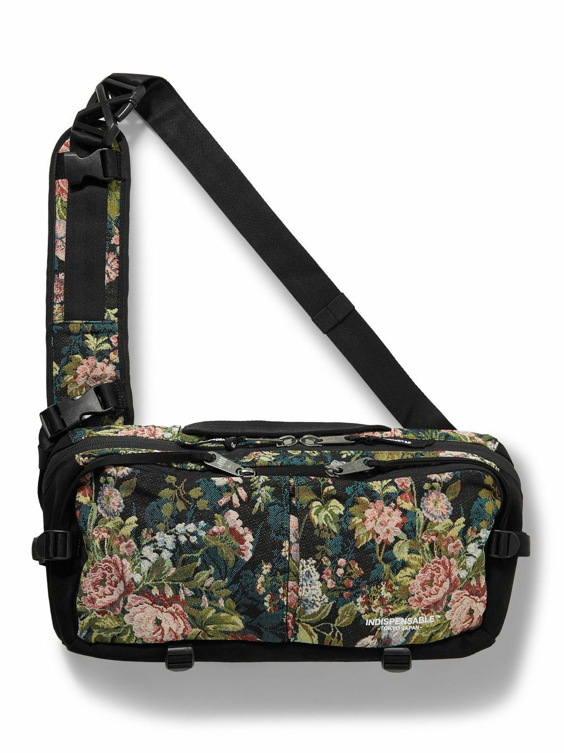 Indispensable FloralJacquard, Gabardine and Mesh Backpack Indispensable
