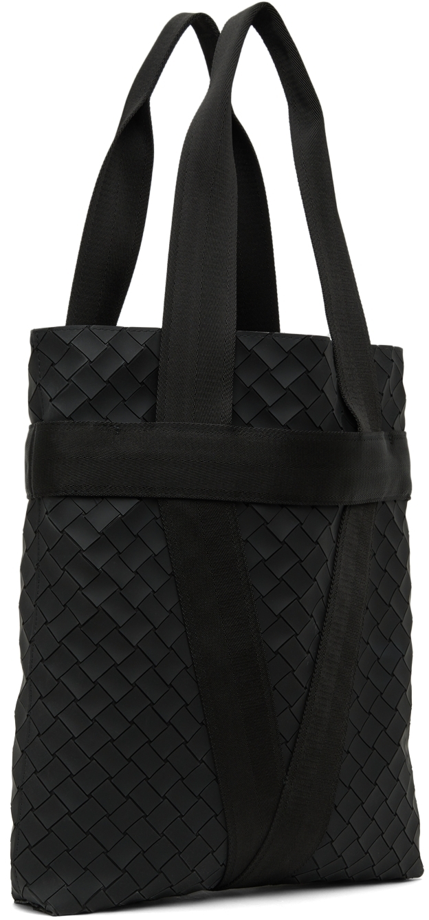 Bottega Veneta Black Rubber Buffer Tote Bag Bottega Veneta