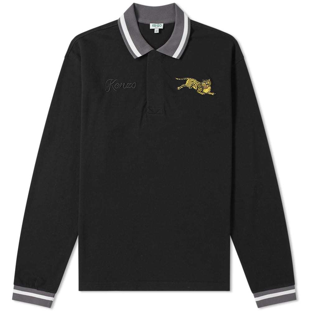 men's kenzo long sleeve polo